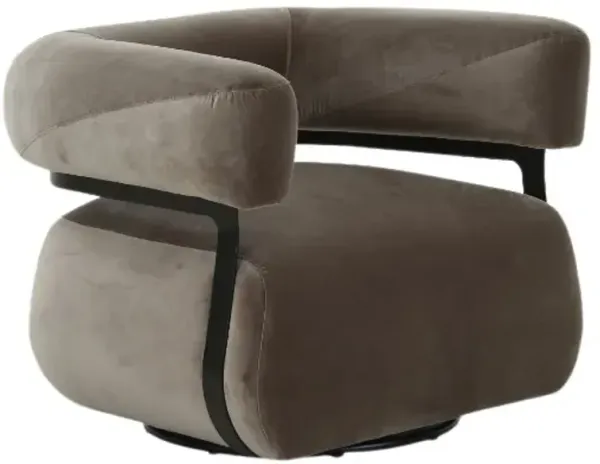 Four Hands Gareth Surrey Fossil Swivel Chair