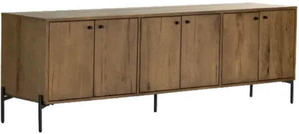 Four Hands Eaton Amber Oak Media Console