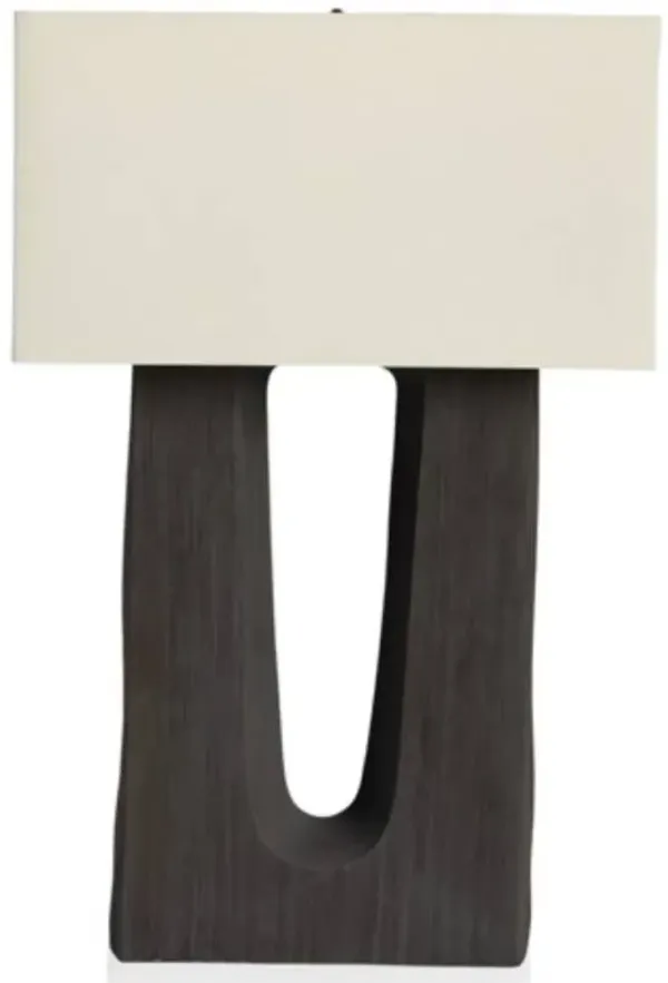 Four Hands Cuit Textured Matte Black Table Lamp