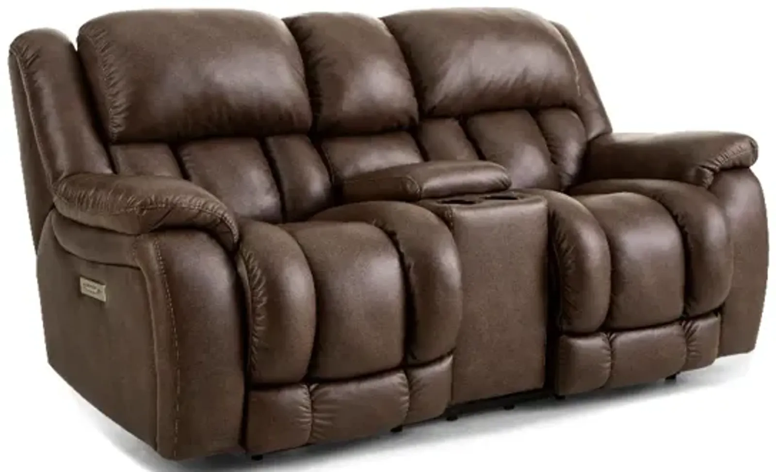 Homestretch Drifter Zero-Gravity Triple Power Reclining Console Loveseat