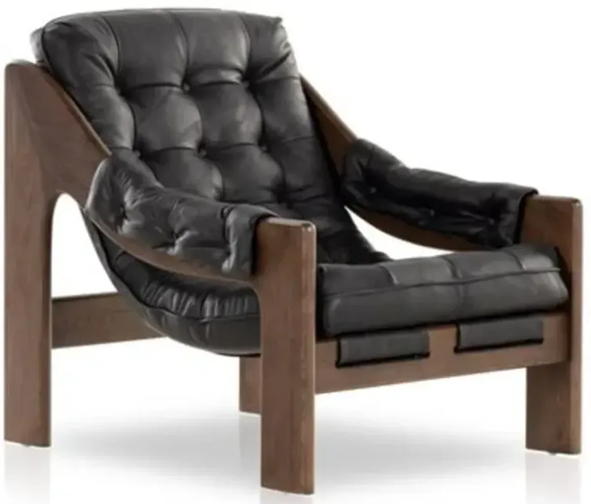 Four Hands Halston Heirloom Black Chair