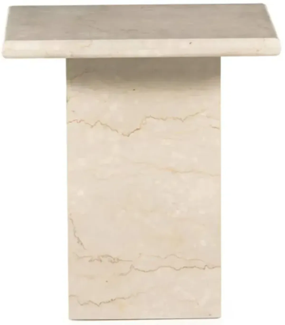 Four Hands Arum Cream End Table