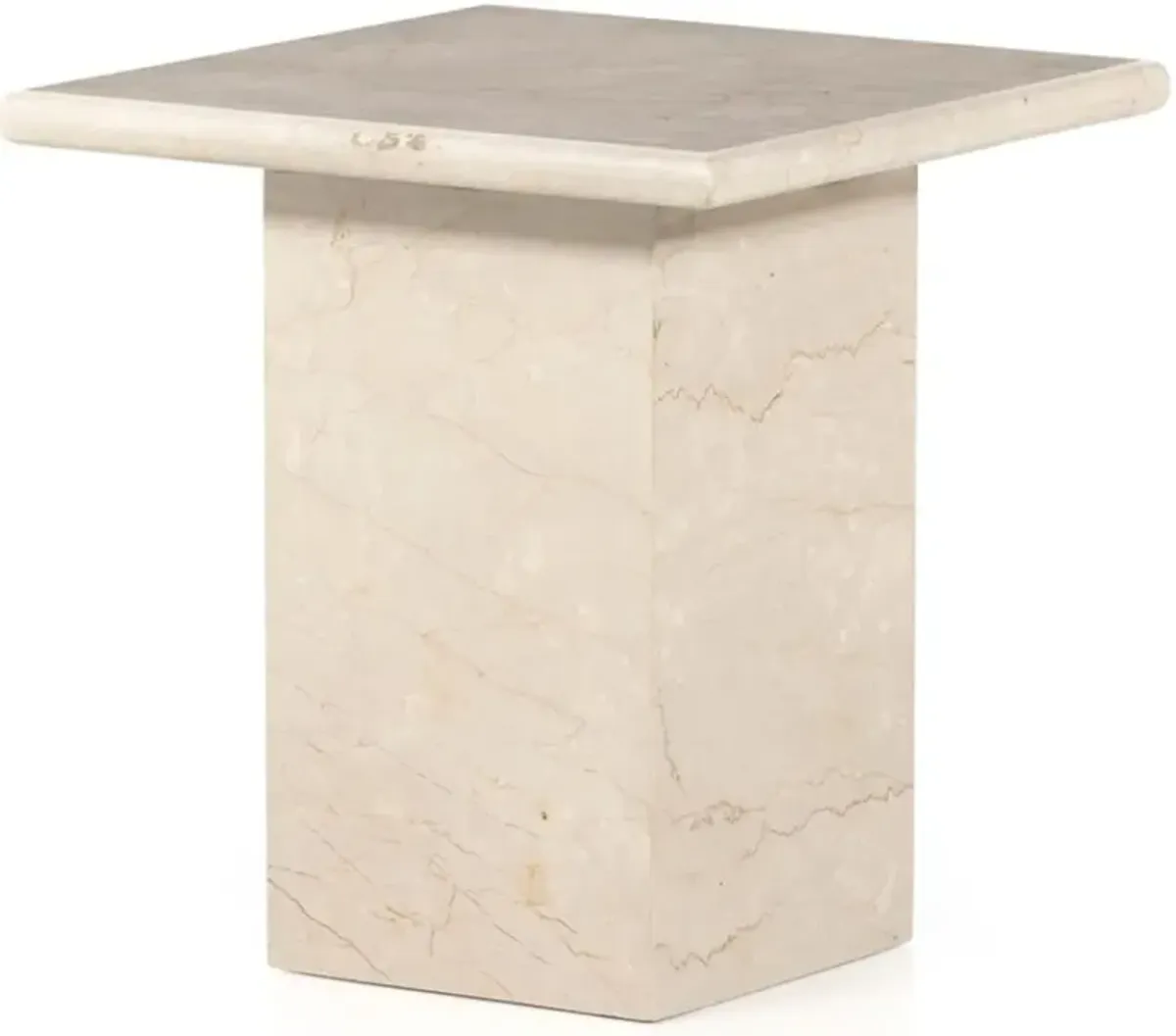 Four Hands Arum Cream End Table