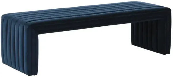 Four Hands Augustine Sapphire Navy Bench