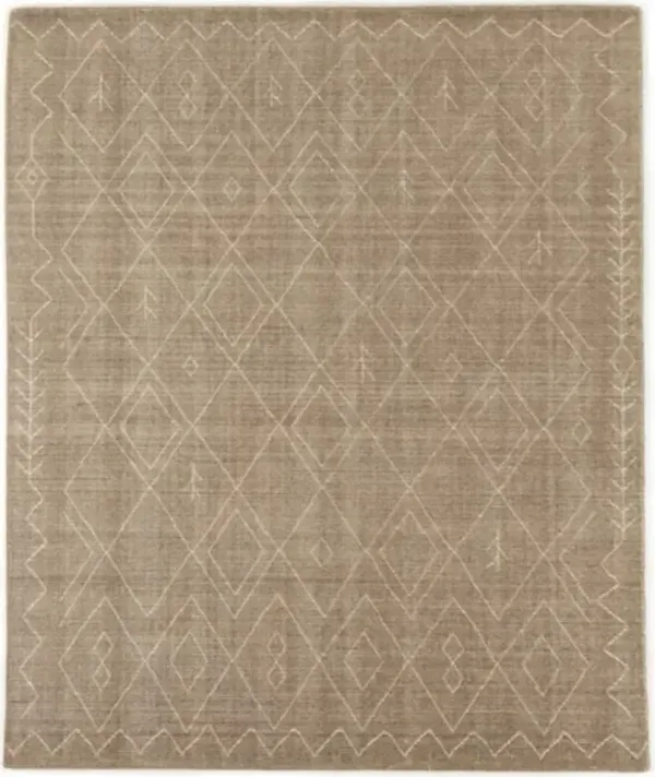 Four Hands Nador Moroccan Taupe 8x10 Hand-Knotted Rug