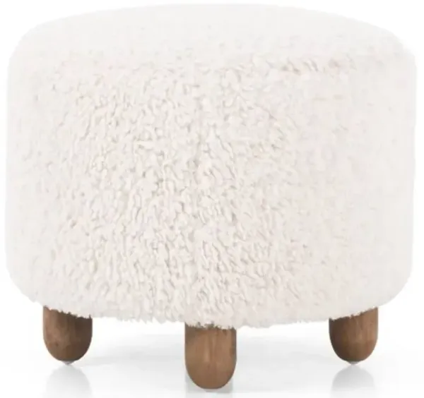 Four Hands Aniston Andes Natural Ottoman