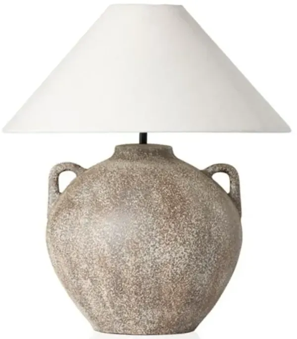 Four Hands Mays Vintage Brown Ceramic Table Lamp