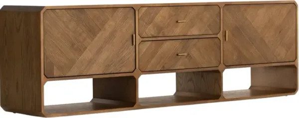 Four Hands Caspian Natural Ash Media Console