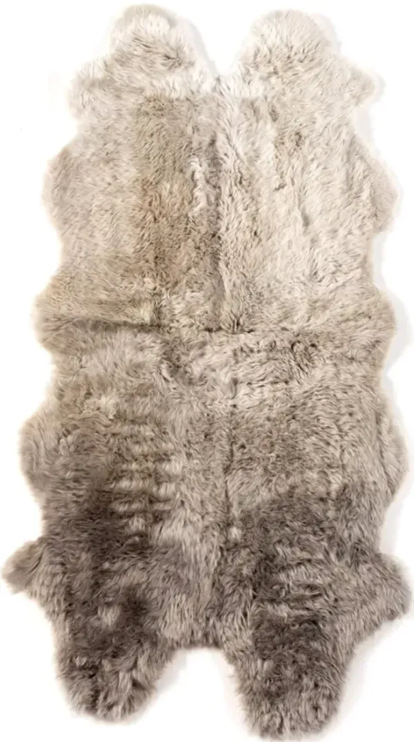 Four Hands Lalo Light Gray Ombre 3"x6" Area Rug