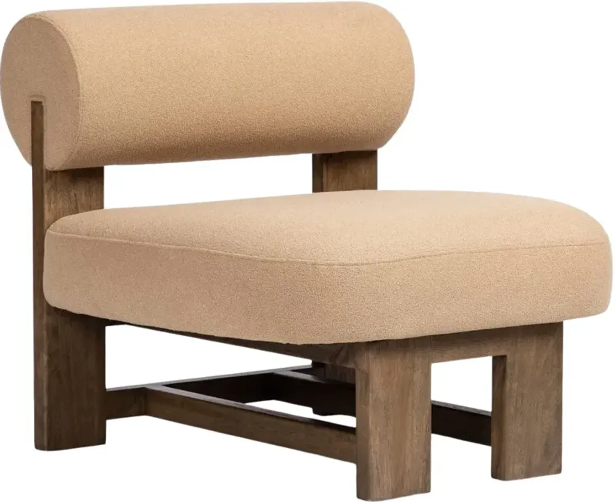 Four Hands Malta Distressed Natural/Piermont Sand Chair