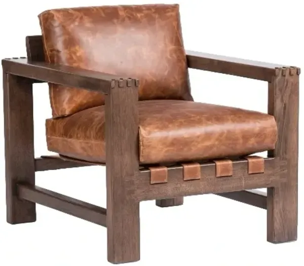 Four Hands Colson Raleigh Chestnut Accent Chair