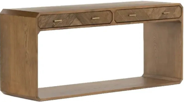 Four Hands Caspian Natural Ash Console Table
