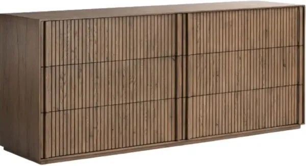 Four Hands Leo Rustic Gray Dresser