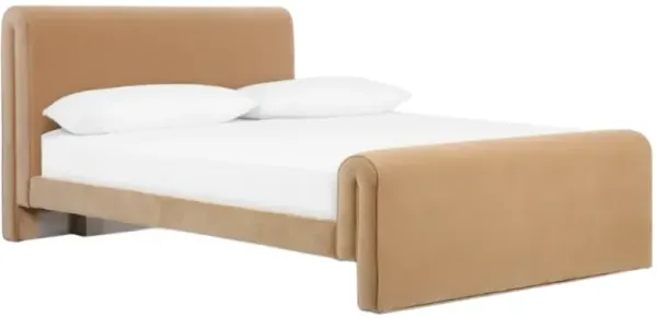 Four Hands Mitchell Surrey Camel King Panel Bed