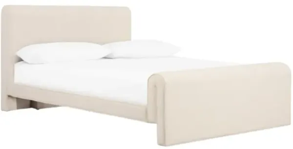 Four Hands Mitchell Thames Cream Queen Panel Bed