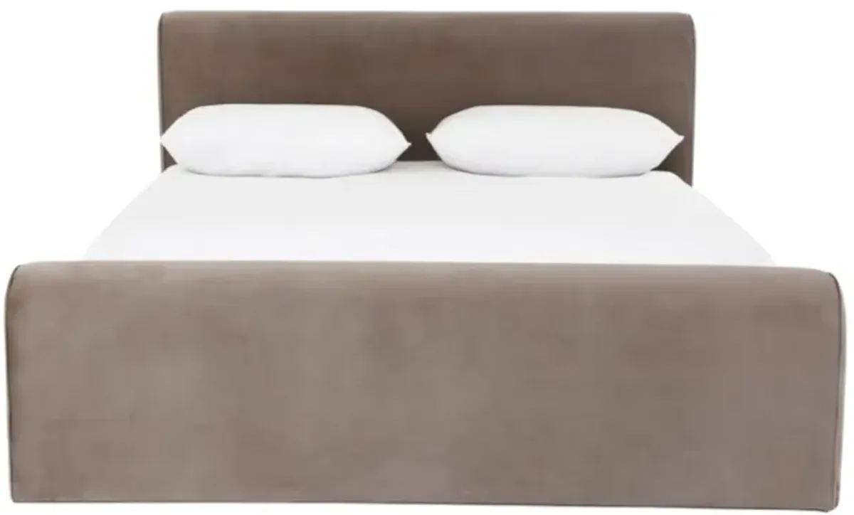 Four Hands Mitchell Surrey Fossil King Panel Bed