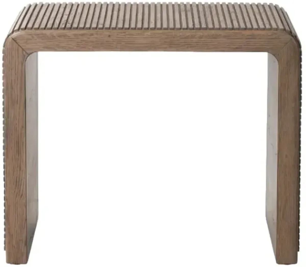 Four Hands Leo Rustic Grey End Table
