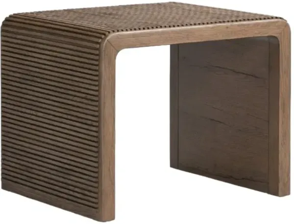 Four Hands Leo Rustic Grey End Table