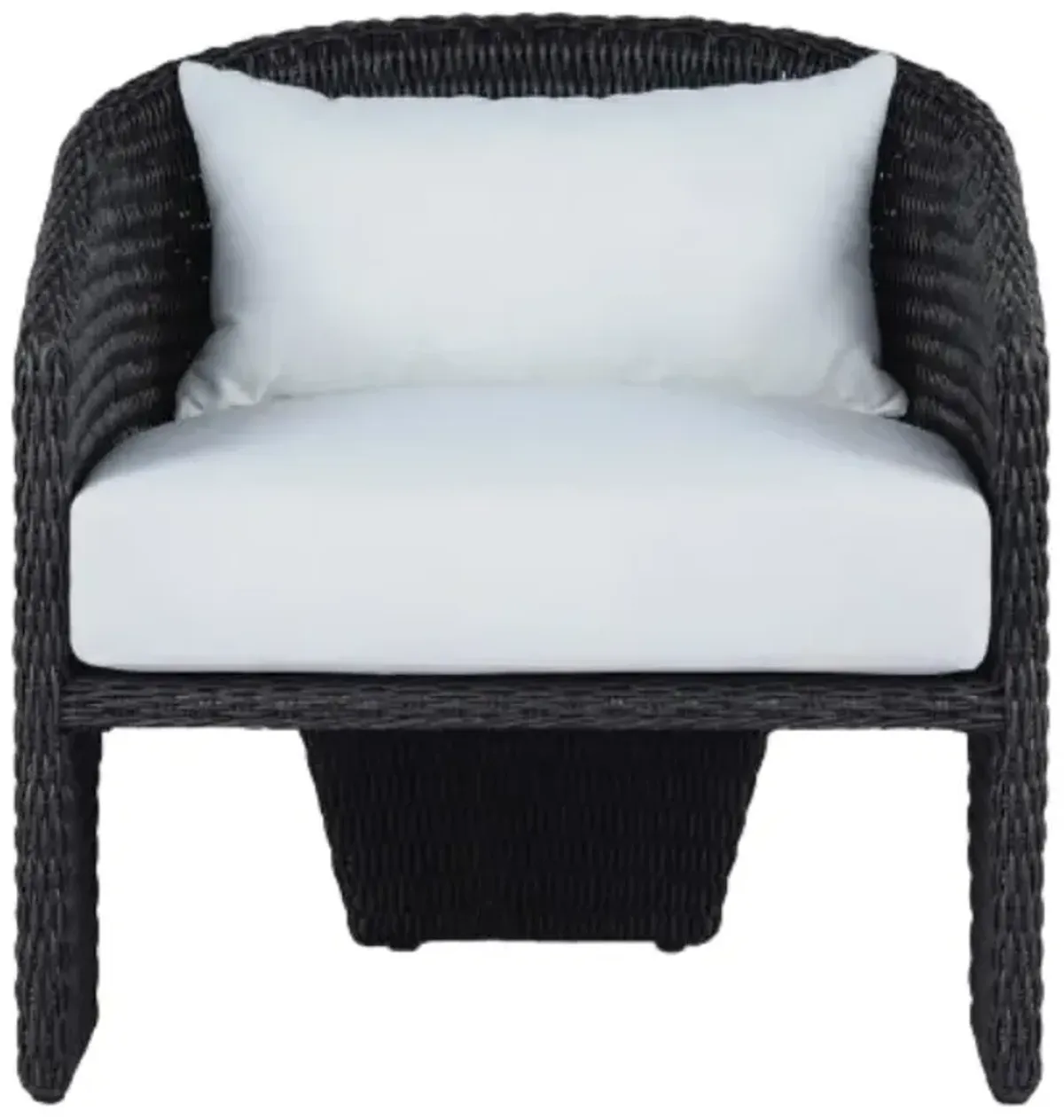 Four Hands Fae Stinson White/Vintage Coal Fabric Outdoor Chair