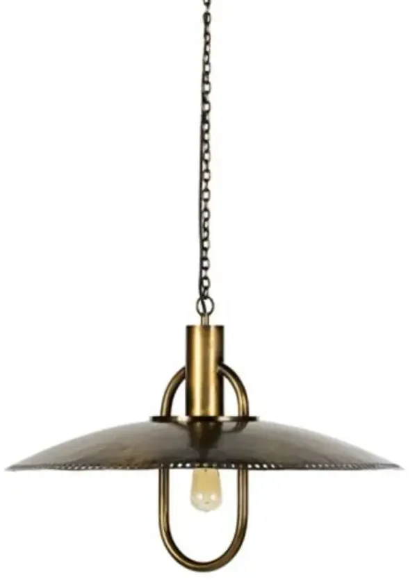 Four Hands Arely Dark Antique Brass Pendant