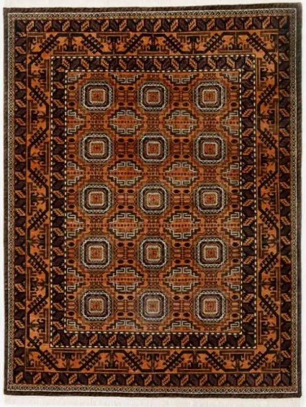 Four Hands Hingol Dark Gray/Dark Orange 8'x10' Rug