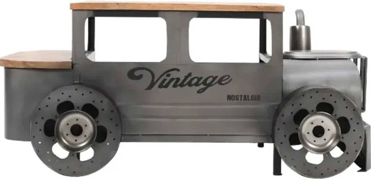 Jofran Inc. Glory Days Brown/Gray Vintage Car Coffee Table