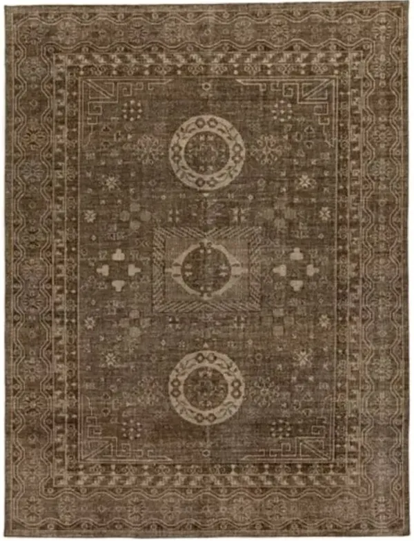 Four Hands Cortona Olive 9'x12' Hand Knotted Rug