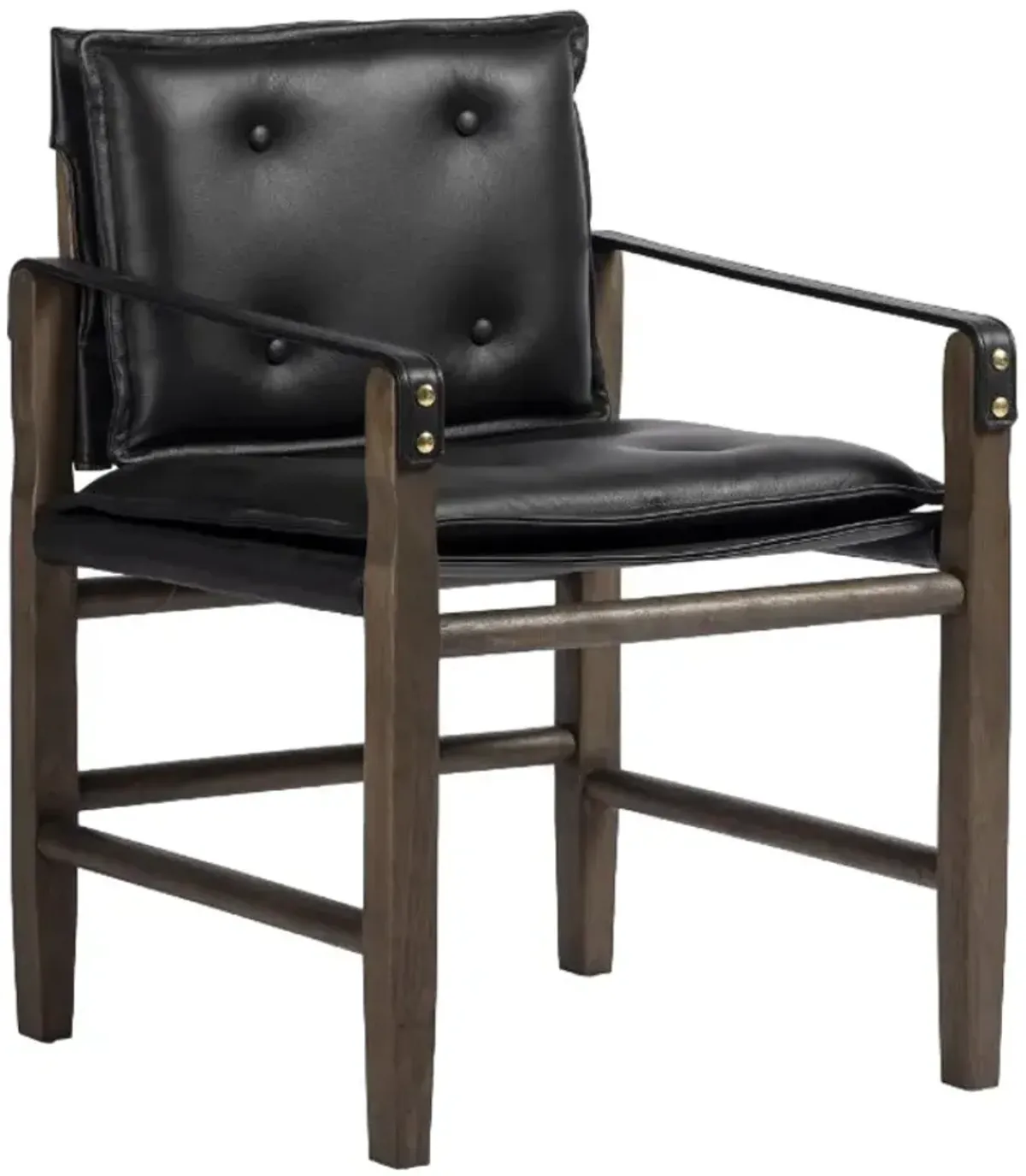 Four Hands Lenz Carson Black/Vintage Dining Arm Chair