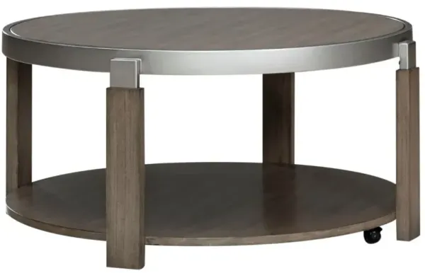 Liberty Furniture Sutton Bleached Sand Cocktail Table