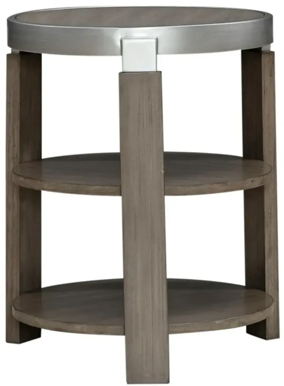 Liberty Furniture Sutton Bleached Sand Chairside Table