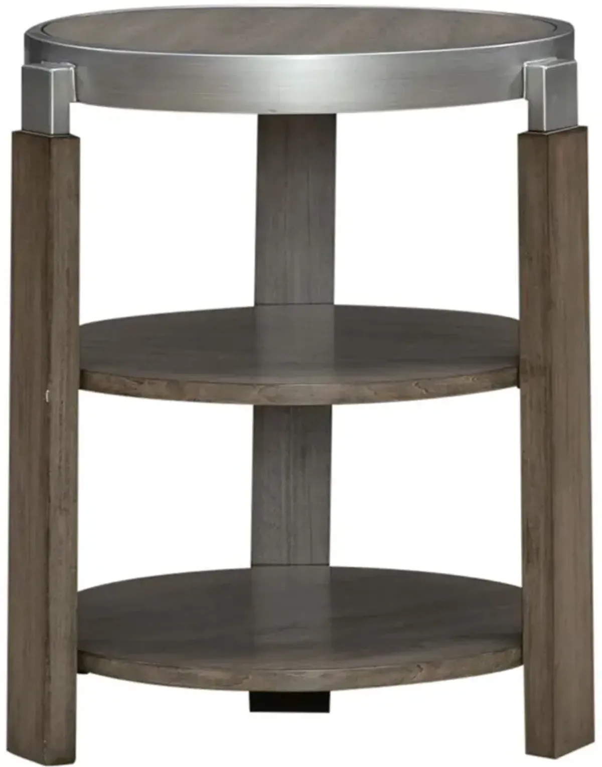 Liberty Furniture Sutton Bleached Sand Chairside Table