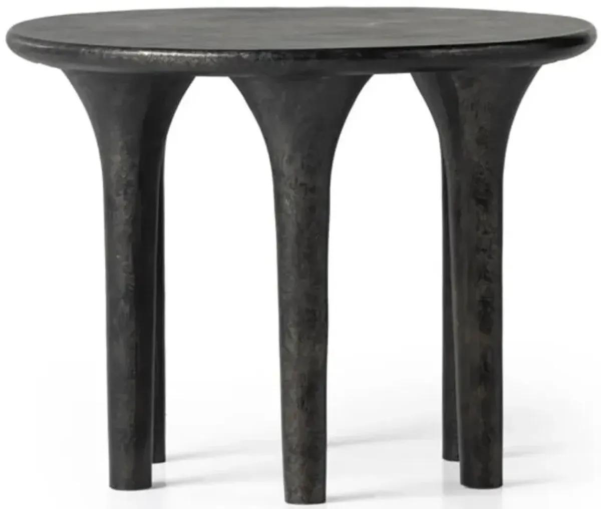 Four Hands Kelden Raw Black End Table