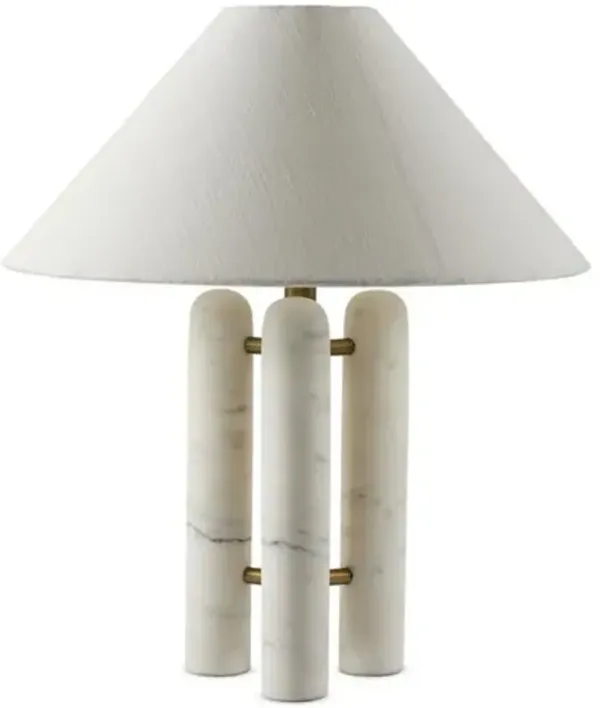 Four Hands Medici White Table Lamp