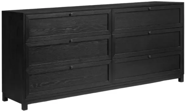 Four Hands Millie Drifted Matte Black Dresser
