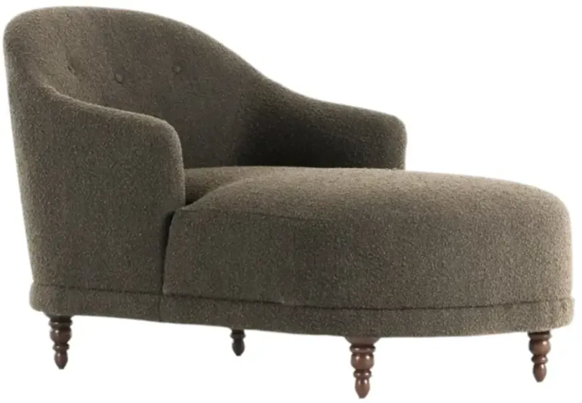 Four Hands Marnie Knoll Mink Chaise Lounge