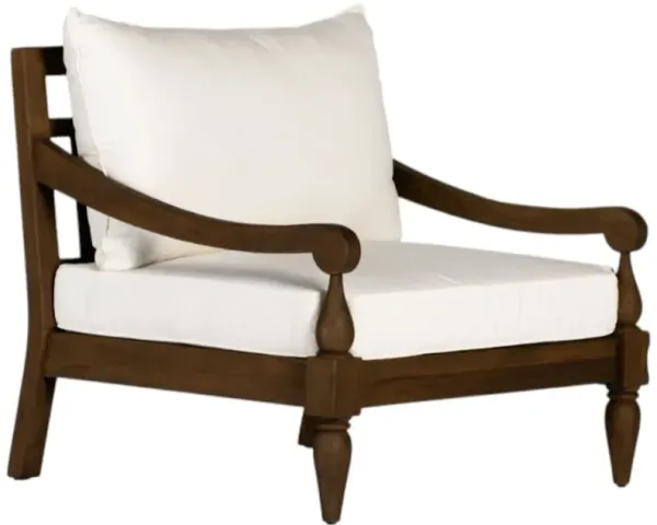 Four Hands Alameda Venao Ivory Wooden Outdoor Chair