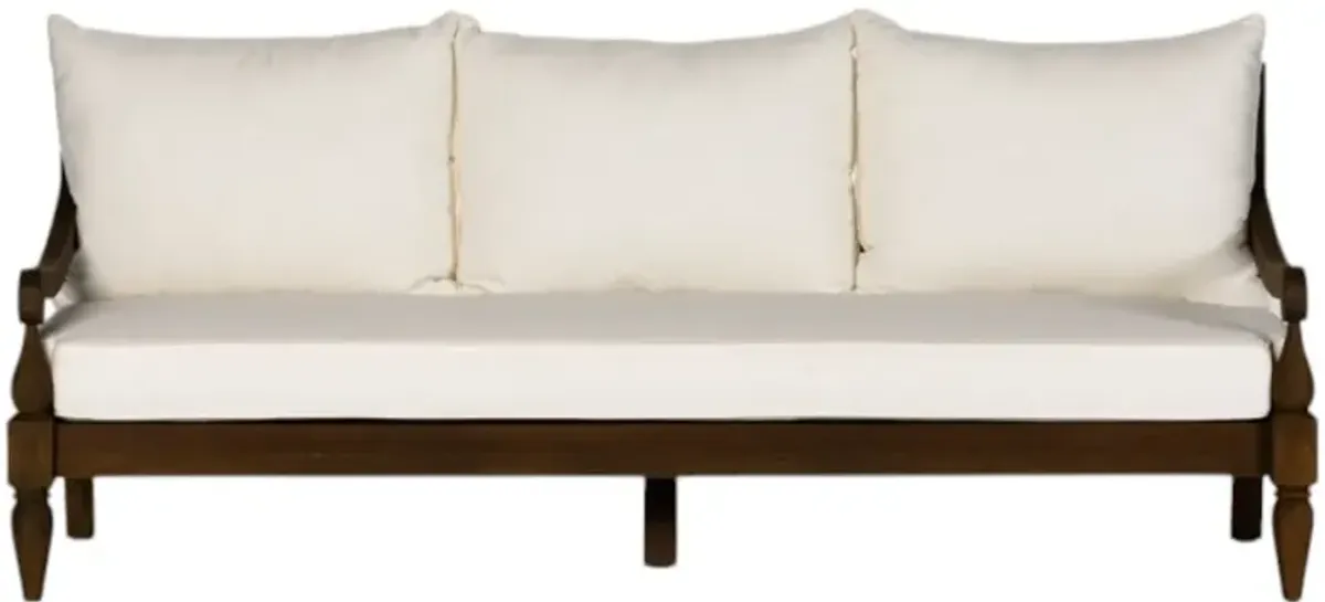Four Hands Alameda Venao Ivory Wooden Outdoor Sofa