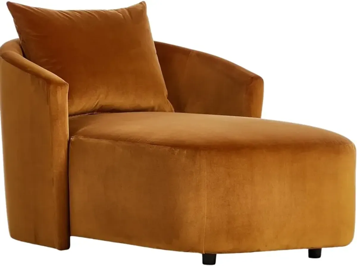 Four Hands Farrah Ingram Ochre Chaise Lounge