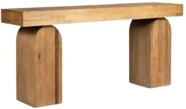 Four Hands Keane Natural Elm Console Table
