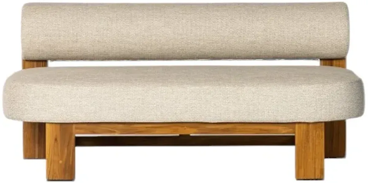 Four Hands Malta Faye Sand/Natural Wooden Outdoor Sofa