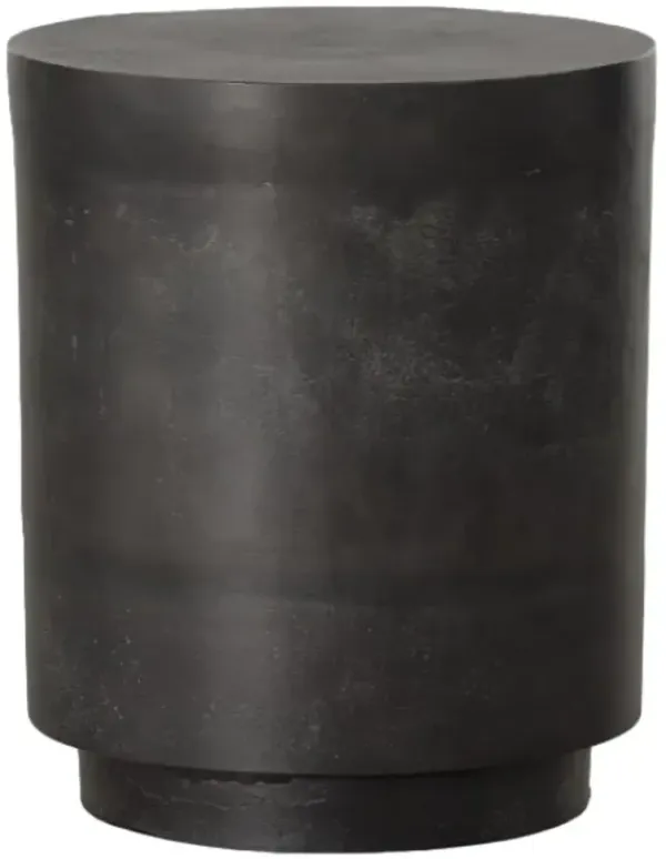 Four Hands Javi Aged Gray Aluminum Outdoor End Table