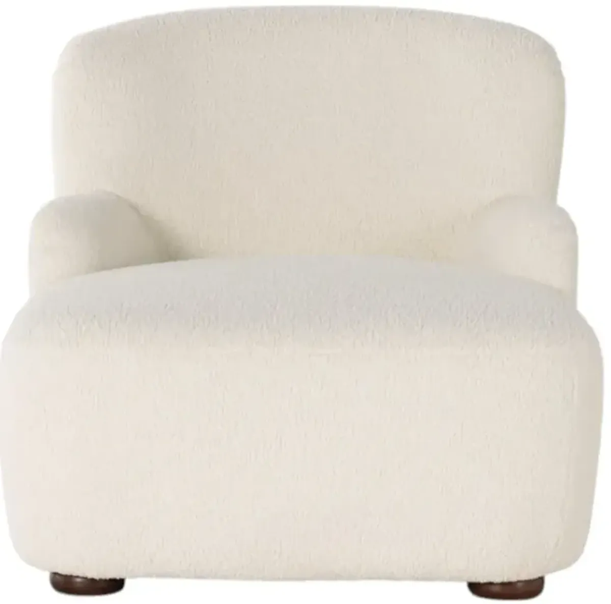 Four Hands Kadon Sheepskin Natural Chaise Lounge