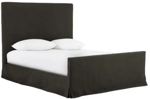 Four Hands Daphne Brussels Pine King Slipcover Bed