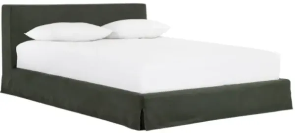 Four Hands Aidan Brussels Pine Slipcover King Panel Bed