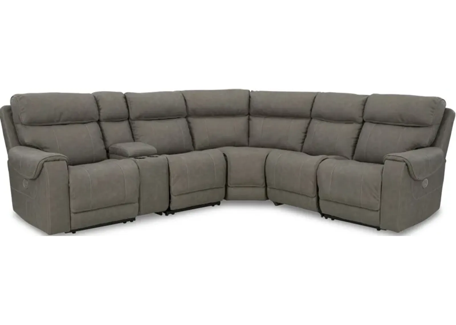 Signature Design by Ashley® Starbot 6-Piece Fossil Power Reclining Sectional