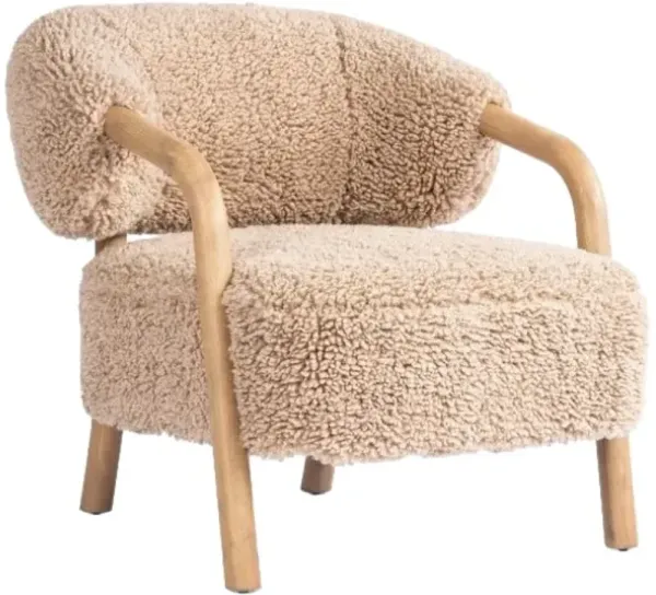 Four Hands Brodie Andes Toast/Smoked Gray Chair