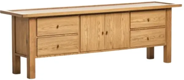 Four Hands Millbrook Natural Light Oak Media Console