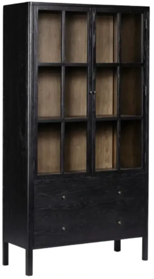 Four Hands Bolsa Brushed Ebony Cabinet