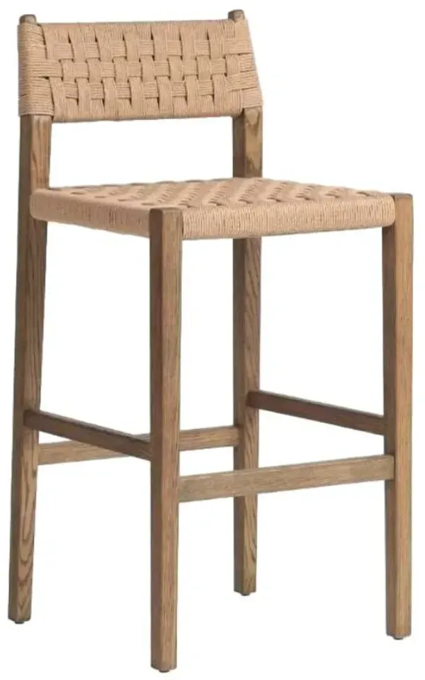 Four Hands Hamlin Double Twisted/Toasted Oak Barstool