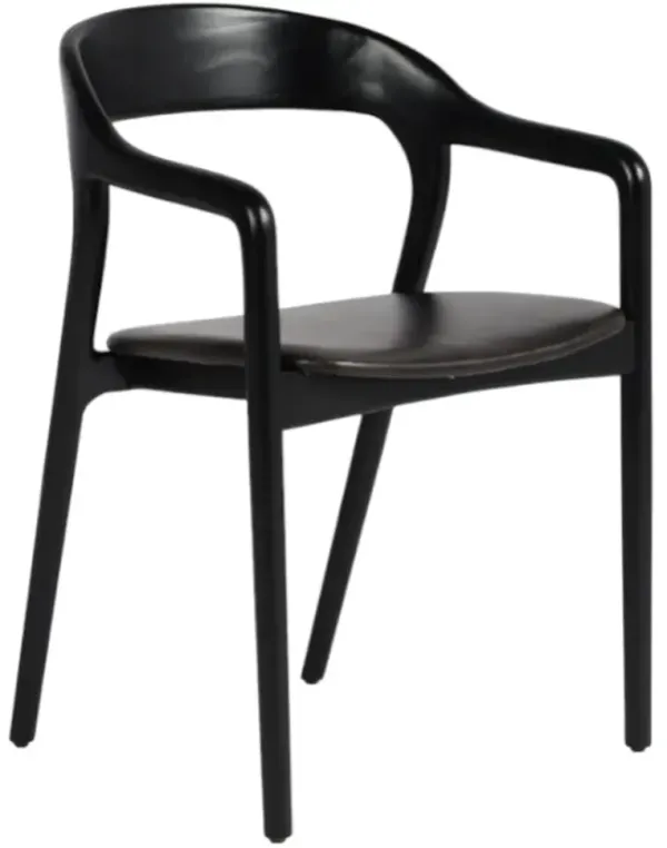 Four Hands Amare Sonoma Black Dining Arm Chair